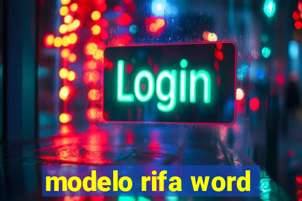 modelo rifa word